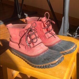 Canvas waterproof rain/snow boots